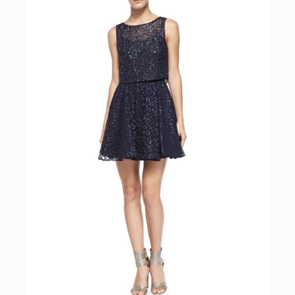 Alice + Olivia “Hilta” Beaded Mini Dress